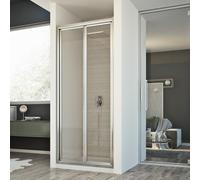 Idralite Box cabina doccia nicchia Porta cristallo a libro soffietto da 67 a 102 cm