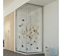 Box doccia 75x75CM H198 stampato C mod. Evolution