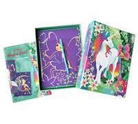 Box CanDIY - Set di decorazioni per graffi con fatine e unicorni della foresta in scatola dei ricordi