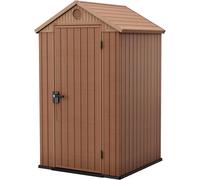 BOX CASETTA KETER DARWIN 4X4 EFFETTO LEGNO MARRONE 117X125,8XH205 CM (70085)