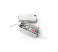 Durable 503510 - Cavoline Box S, Scatola Nascondi Cavi, per Multi Presa da 3 Entrate, 246 x 116 x 128 mm, Grigio