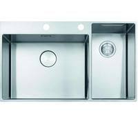 Franke Box Center - Lavello BWX 220/620-54-27/2, 860x510 mm, acciaio inox 127.0538.259