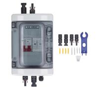 Box combinatore fotovoltaico IP65 Box combiner con fotovoltaica solare impermeabile con protezione per aumento del circuito 32A DC500V 32A per i sistemi di pannelli solari a
