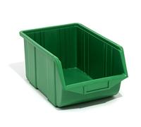 Box contenitore di stoccaggio sovrapponibile Ecobox 35 x 22 x 16,5 cm, mis.3 colore: verde