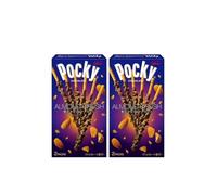 Box da 2 Pocky al gusto Mandorla Schiacciata 46.2g(2 Pacchetti per confezione)