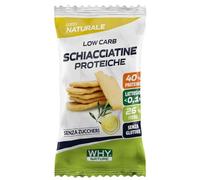 Box da 25Pz. Low Carb Schiacciatine Proteiche 30g SENZA GLUTINE - Why Nature (Naturale)