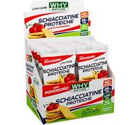 Box da 25Pz. Low Carb Schiacciatine Proteiche 30g SENZA GLUTINE - Why Nature (Pomodoro)