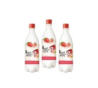 Box da 3 di Vino di Riso Makkoli alla Fragola 750ml(3% Vol.), Kooksoondang