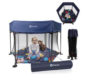 Box da corsa bambino griglia di protezione LIONELO Roel 135 x 85 cm piedi ant...