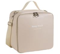 Box da pranzo Donne 8 x 8 x 6 perdite a prova di pranzo isolato quadrato sacchetto impermeabile addensato con cinghia staccabile reusabile contenitore portatile refrigerabile per lavoro officelunch b
