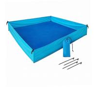 Box da spiaggia per bambino, Box da esterno per bambino, Coperta da spiaggia pieghevole con superficie impermeabile, Blu, 72, 83x57, 09x9, 84 pollici, Coperta da esterno per