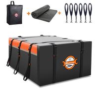 Box da tetto per auto 21 piedi cubi pieghevole con tappetino antiscivolo 6 ganci