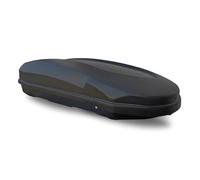 Box da tetto per auto, Satellite 600, 600 litri, con chiusura centralizzata, universale, adatto per auto, Van SUV - nero opaco