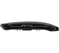 BOX DA TETTO THULE VECTOR ALPINE NERO METAL.-380 LITRI- 228X88.5X32-LUCE LED,NEW