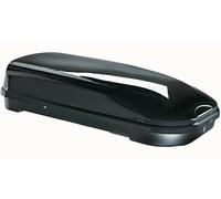 Box da Tetto VDPFL580 580 LTR Nero Lucido + Portapacchi CRV135 Compatibile con Honda Accord Kombi (5 Porte) 2010-2015