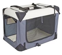 Box de transport - KERBL - Journey- 70 x 52 x 52 cm - Gris / Beige