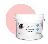 BOX DECO COULEURS Dipinto murale acrilico aspetto opaco Aqua Deco - 10 l/100 m², rosa polvere