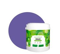 BOX DECO COULEURS Pittura murale naturale ecologica per interni aspetto opaco Natura - 2,5 L / 33 m², Viola