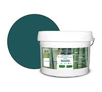 BOX DECO COULEURS Pittura naturale ecologica per interni esterni aspetto opaco Natura - 10L /130m² [Classe energetica A+], Verde Giada
