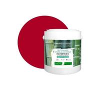 BOX DECO COULEURS Pittura naturale ecologica per interni esterni, aspetto opaco Natura - 2,5 l/33 m² [Classe energetica A+], Rosso Rubino