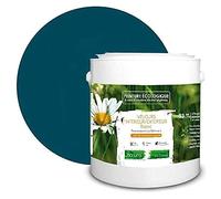 BOX DECO COULEURS Pittura naturale ecologica per interni esterni effetto velluto Natura - 2,5 l/33 m² [classe energetica A+], blu anatra, 2,5