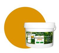 BOX DECO COULEURS Vernice naturale ecologica per interni esterni, effetto velluto Natura - 10L, giallo senape