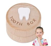 Box denti per bambini - Porta del dente di legno, cassa fatta | Organizzatore di memoria decorativa, spazio per i bambini, contenitore presente personalizzato, tesoro di compleanno per baby shower