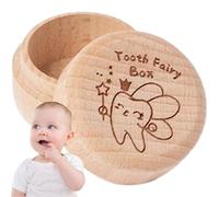 Box denti per bambini - Porta del dente di legno, cassa fatta | Organizzatore di memoria decorativa, spazio per i bambini, contenitore presente personalizzato, tesoro di compleanno per baby shower