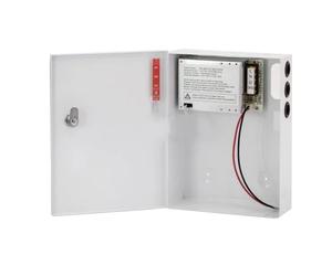 Box di alimentazione con Alimentatore Switching 12V 5Ah con carica batteria