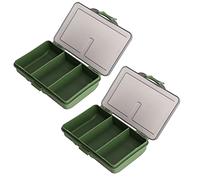 Box di Archiviazione per Attrezzatura, Scatola per Attrezzatura da Pesca Carpa Mini Scatola di Stoccaggio PP 2 Pezzi Box da Gadget per Esche per Gancio per Pesca per Gli Accessori per l' da