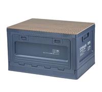 Box di archiviazione pieghevole - Organizzatore da campeggio, cassa contenitore portatile | 50l unità di archiviazione impilabile, della fornitura di utilità pieghevole, scatola per avventure a