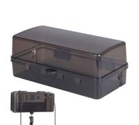 Box di commutazione resistente alle intemperie - Alloggiamento per presa impermeabile in PP | Scatola di protezione per prese per motociclisti elettrici | Snow neve robusto -furto di safe -a prova di