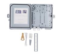 Box di distribuzione in fibra ottica 12 Scatola di splitter per il montaggio a parete esterna SC FC PLC