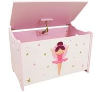 Box di giocattoli in legno - ballerina ballerina - Fun House - H.40 X L.58 X D.36 cm