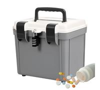 Box Di Medicinali Bloccabili - Conveniente Box Di Blocco Di Medicinali | COMBINAZIONE SAFE SAFE BOX | Organizzatore Password Portatile Blocco Strumento Di Grande Capacità Per Le Cartelle File Collezio