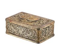 Box di musica per uccelli meccanici in rilievo 3D - Ornamento automobilistico retrò, decorazione del desktop artistico artistico | Scatola musicale vintage, classica figurina per il filo per asilo nid