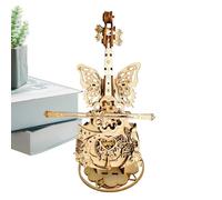 Box di musica per violoncello di puzzle 3D | Puzzle per colpi di musica per violoncello in legno | Craft costruttivo a mano fatti a mano | Kit hobby per la camera da soggiorno camera da letto per la c