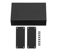 Box di progetto in alluminio Matte Black Custodia di involucro Case di circuito GPRS fai - -te 27x66x100mm
