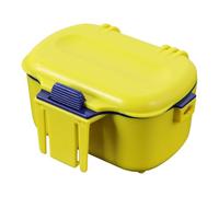 Box di stoccaggio esca - secchio da pasca all'aperto, custode compatto | 5,51 x 3,94 x 3.15in Casa di supporto per isolato, portatile portatile organizzatore, secchio d'acqua con cordino sulla b