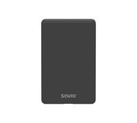 Box disco esterno Savio AK-65 2.5" SATA Alluminio Nero USB compatto
