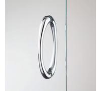 BOX CABINA DOCCIA 3 TRE LATI 90X100X90 CM VETRO 6MM TRASPARENTE 1ANTA SCORREVOLE