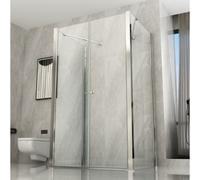 Box Doccia 3 Lati Anta Battente Saloon 70 80 90 100 120 Pareti Fisse Cristallo