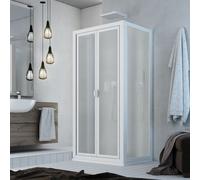 Möbelvertrieb FORTE Box doccia 3 lati Saloon Delta Trio 70x90x70 cm H 185 in acrilico