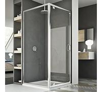 Box Doccia 70x80 AP. 70 CM H185 trasparente mod. Sintesi Duo 1 Anta