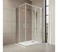 Box Doccia 70x90 H190 Trasparente Anticalcare 6mm Doppia Scorrevole