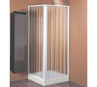 BOX DOCCIA IN PVC ESTENSIBILE A DUE LATI CM.60/80 X 60/80