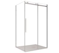 Box Doccia angolare 70x100 cm 1 anta Scorrevole in Cristallo trasparente 8mm H195 Bonussi alina