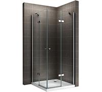 Box doccia angolare 75x100 cm Altezza 180 cm vetro trasparente