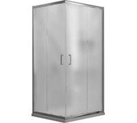 Box Doccia Angolare 75x120 cm 2 Ante Scorrevoli in Cristallo Opaco 6mm H198 Fosterberg Dragor