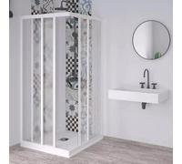 Box doccia 70x90 due lati angolare in acrilico